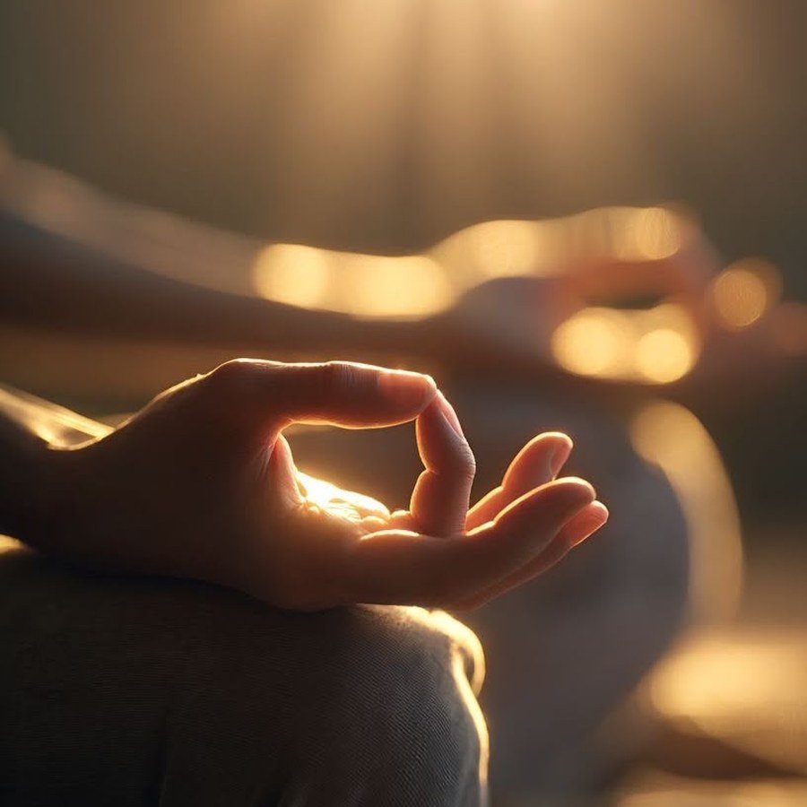 Meditation mudra for inner peace